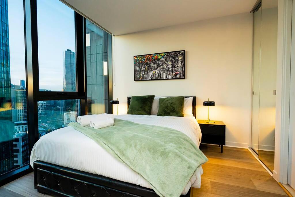 Luxe Haven - 42Nd Floor Panoramic City Views 墨尔本 外观 照片