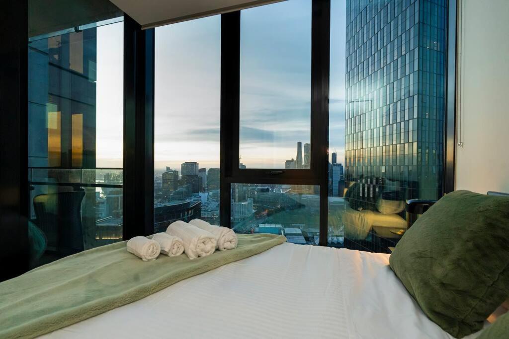 Luxe Haven - 42Nd Floor Panoramic City Views 墨尔本 外观 照片